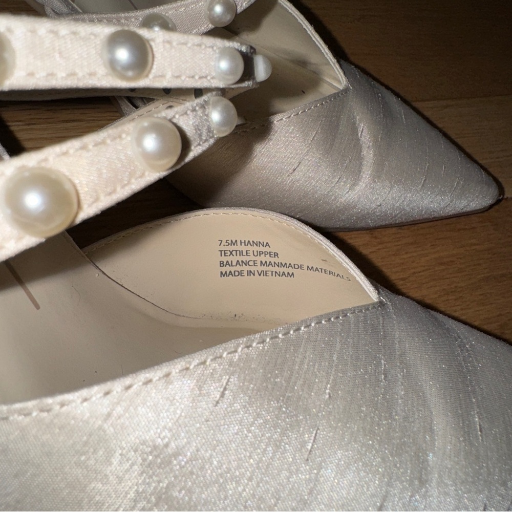 Dolce Vita Hanna Mule Ivory Pearl Size 7.5 - Picture 8 of 11